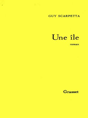 cover image of Une île